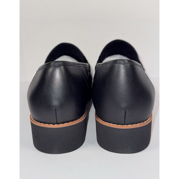 Vionic Cheryl Penny Loafer Black Leather Lug Sole Comfort Chunky Classic 12M NWB - Picture 6 of 16